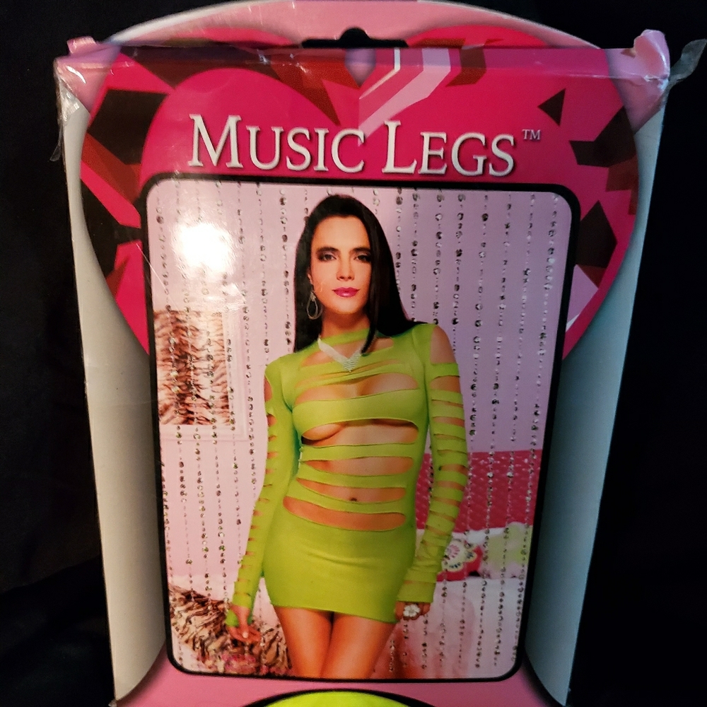 Ripped Front Mini Dress